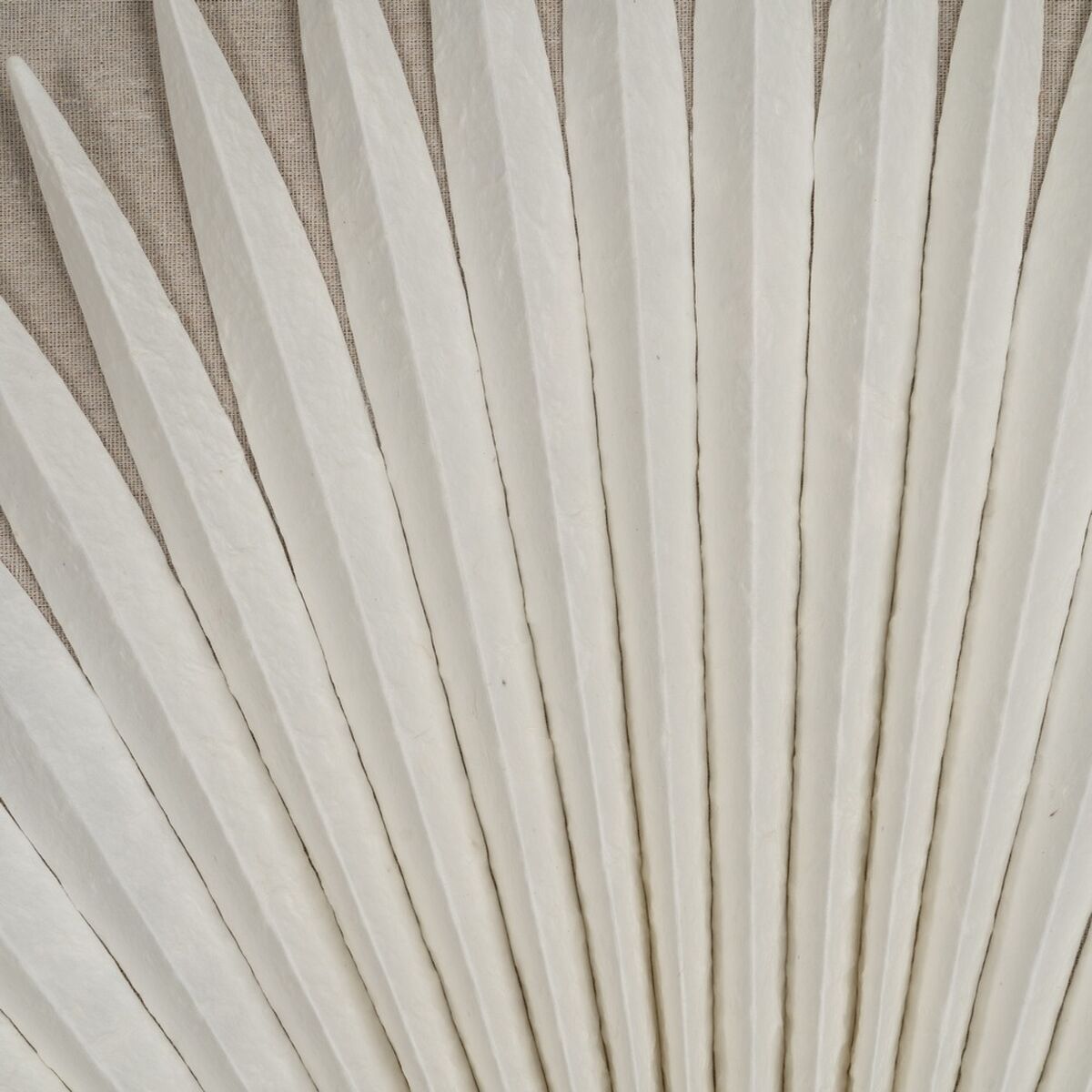 Læret Deco Hvit Baige 80 x 4 x 80 cm